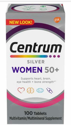 Centrum Silver Women 50+ Vitamina D3 Vitaminas B Y Calcio Sabor Na