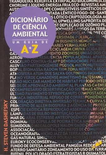 Dicionário de ciência ambiental: um guia de A a Z, de Dashefsky, H. Steven. Editora Grupo Editorial Global, capa mole em português, 2001