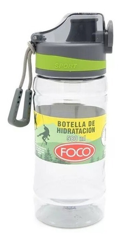 Imagen 2 de 6 de Botella De Hidratacion Foco Tritan Con Filtro 580 Ml