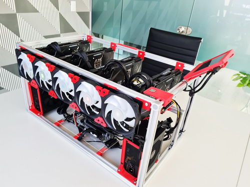 Imagen 10 de 10 de Rig Mineria Ethereum Llave En Mano 3080 Ti 3090 Presupuesto