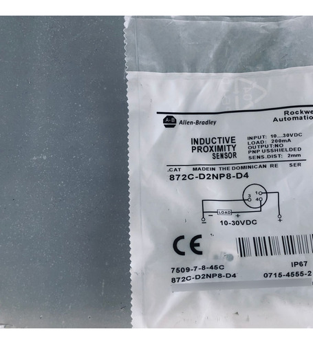 Sensor Inductivo - 872c-d2np8-d4
