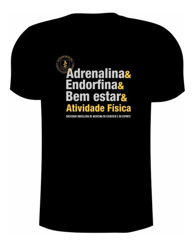 Camiseta Dry Fit De Poliamida Com Uv50+ Adrenalina