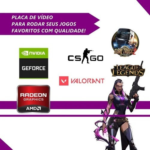 Cpu Gamer Corei5+16gb Ram+ssd240gb+video De 2gb Gt610 + 500w