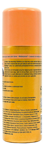 Spray Tintura Renda Peruca Ebin 80ml Bege Natural