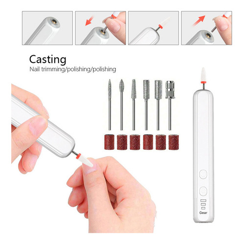 Polidor De Unhas Lixa Para Unhas Manicure Elétrica