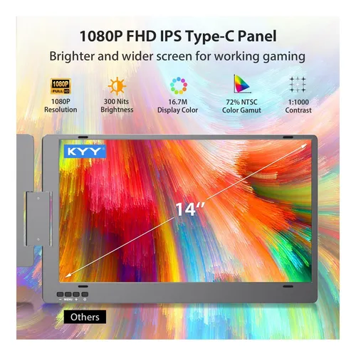 Kyy Extensor Pantalla Triple P/ Notebook 12 A 16 Windows