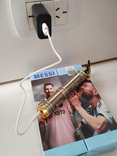 Regalo Día Del Padre Corta Pelo Messi Edición Limitada Usb Dorado