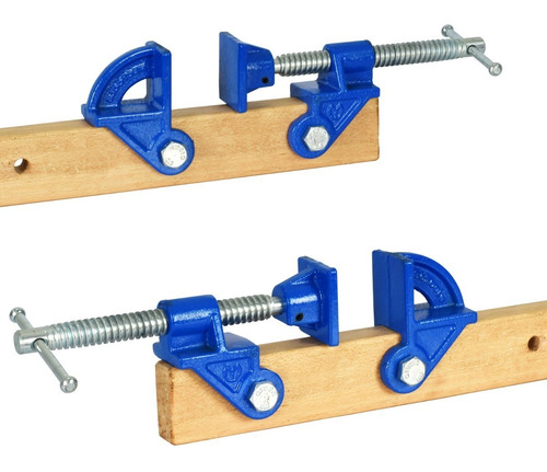 Imagem 2 de 7 de Grampo Sargento Pipe Clamp Para Colar Madeira 2 Peças Gs2