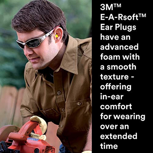 3m Ocs1135 Ear Soft Yellow Neons Tapones Para Los Oídos De 2