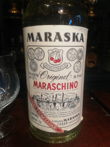 Licor Maraschino Maraska,elab Yugoslavia,antigua,cerrada
