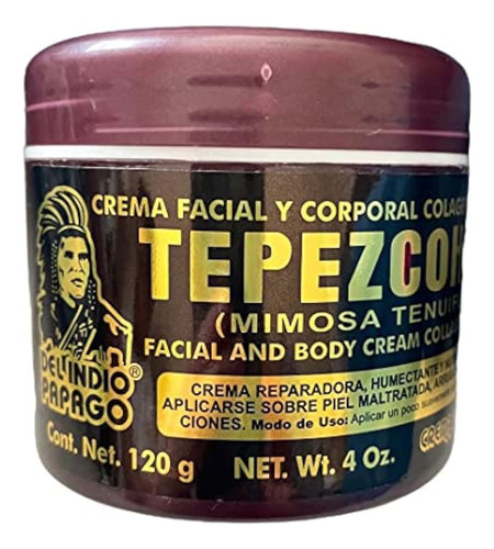 Del Indio Papago Crema Facial De Noche Con Tepezcohuite 120g