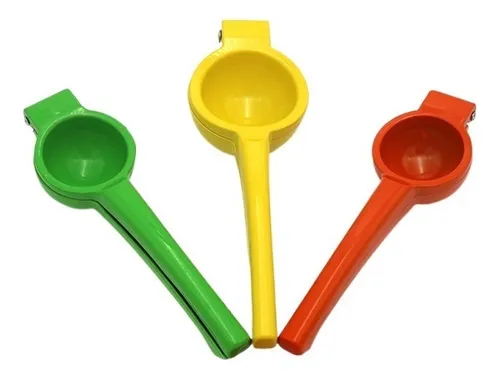 Exprimidor Manual Aluminio Portátil Para Exprimir Limones Y