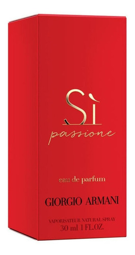 Imagen 3 de 3 de Giorgio Armani Sì Passione EDP 30 ml para mujer