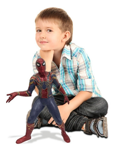Iron Spiderman Muñeco Gigante 50 Cm Articulado Original