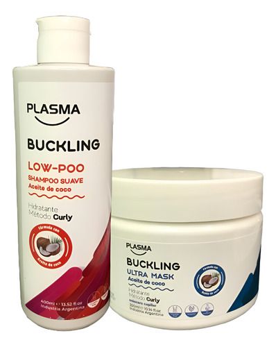 Shampoo Low Poo Curly + Mascara Buckling Curly Plasma
