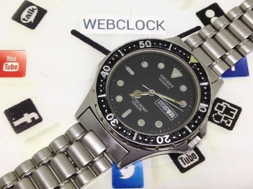 Relógio Antigo Orient 100m Masculino U06776 Webclock