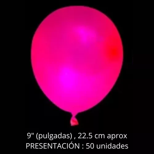 GLOBO R9 NEON/FLUOR SURTIDO X 50 UNI.