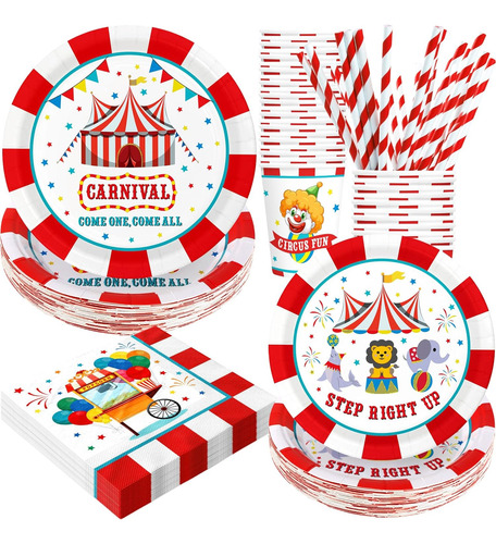Decoraciones Carnaval 120 Piezas Para 24 Personas