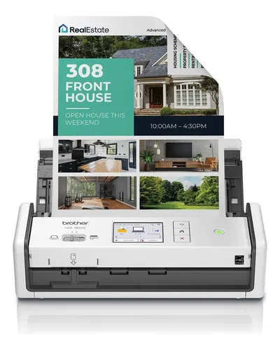 スキャナー Brother Scaner ADS-1800W Scanner De Mesa Compacto Sem Fio Brother Ads-1800w | Frete grátis