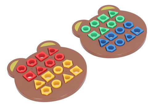 Juego De Combinación De Formas, 2 Piezas, Tablas De Rompecab