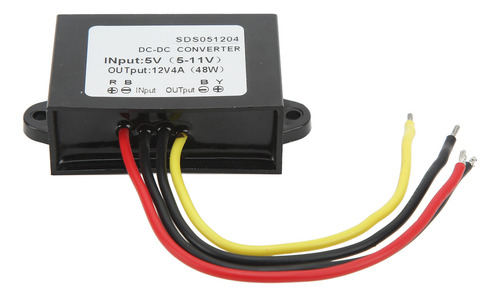 Regulador De Tensão Dc Impermeável 5v 511v A 12v 4a Boost