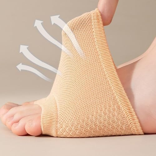 Dunkoing 5 Pares De Calcetines De Sandalia Con Punta Abierta