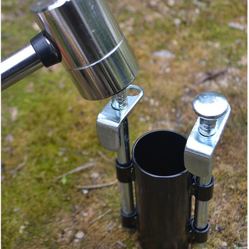 Imagem 12 de 12 de 4xmetal Sólido Canopy Pole Holder Tampão Suporte Haste