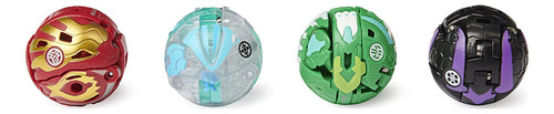 Bakugan Figuras De Acción Baku-gear Con 4 Unidades, Y Ultra