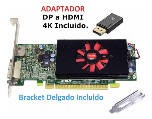 Tarjeta Gráfica Amd R5 240 1gb Ddr3. Mejor Que Gt710, Hd8490