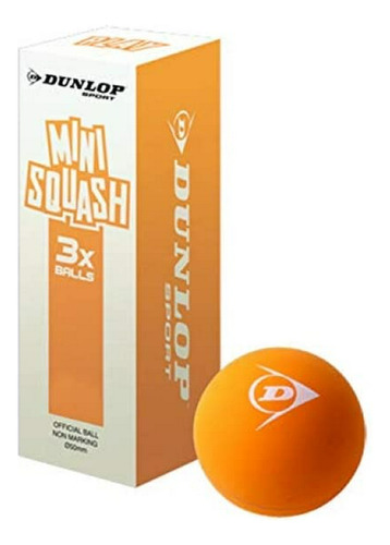 Dunlop Play Mini Squash 3 Ball Box