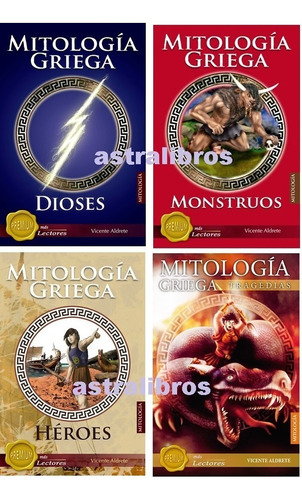 Paquete 4 Mitología Griega Héroes Dioses Monstruos Tragedias