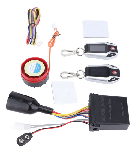 Sistema De Alarma Antirrobo Para Motocicletas Con Pantalla L