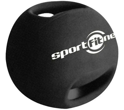 Balón Peso Con Agarre 5kg Sportfitness Pelota Medicinal