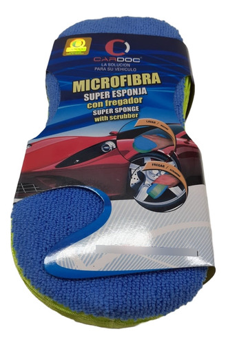 Super Esponja Con Felpa De Microfibra Car Doc