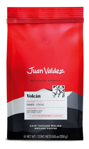 Café Juan Valdez Volcán Espresso Molido 250 Gr