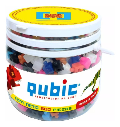 Qubic Tutti Frutti 600 Piezas Balde Kidea - Sharif Express