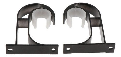 4x Soportes De Cortina De Metal Soporte De Pared Soporte De