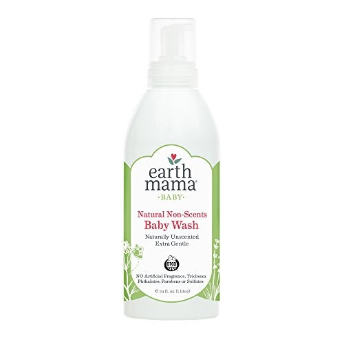 Earth Mama Natural Nonscents Baby Wash Jabón Apacible De Ca