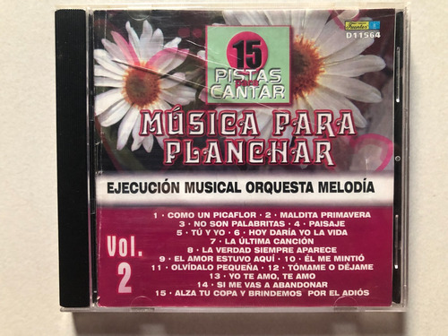 Cd 15 Pistas Para Cantar Musica Para Planchar