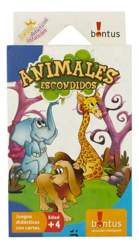  Juegos Infantiles Cartas Animales Escondidos Bontus