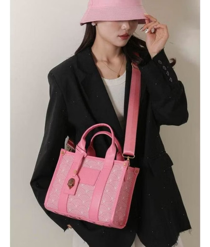 Bandolera Kurt Geiger Small Southbank Rosa Lisa Níquel Rosa