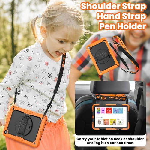 Funda Para Tableta Galaxy Tab A9 Plus 11 PuLG 2023 Naranja 1