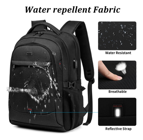 Mochila Duslang Para Portátil De 17 Pulgadas Para Viajes Con