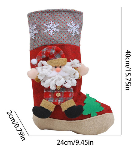 Adornos De Calcetín Navideño Medias Para Calcetín Na