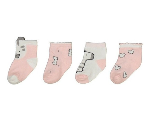 Set De 4 Calcetines Para Bebe Niña Mayoral 9592 (mim)