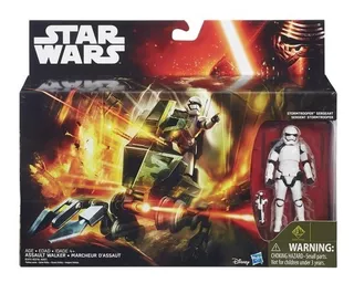 Star Wars Vehículo De Asalto Walker Y Figura Stormtrooper