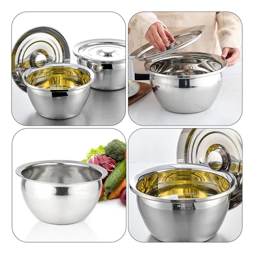 Ensaladeras, Recipiente Para Aceite, Olla De Acero Inoxidabl