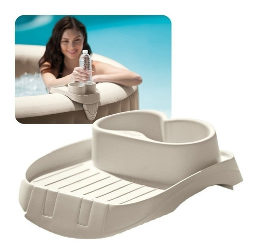 Accesorio Spa Inflable Porta Bebidas Latas C/ Bandeja Intex