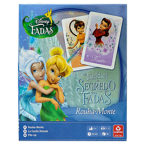 Jogo Rouba Monte Tinker Bell O Segredo Das Fadas 55 Cartas