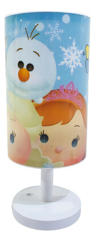 Luminária Abajur Anna Elsa Tsumtsum Disney Cor da estrutura Branco